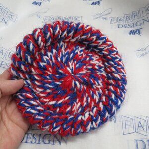 indoor toy handmade knit frisbee flying disc outdoor picnic beach family toy OT